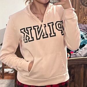 PINK zip up pullover